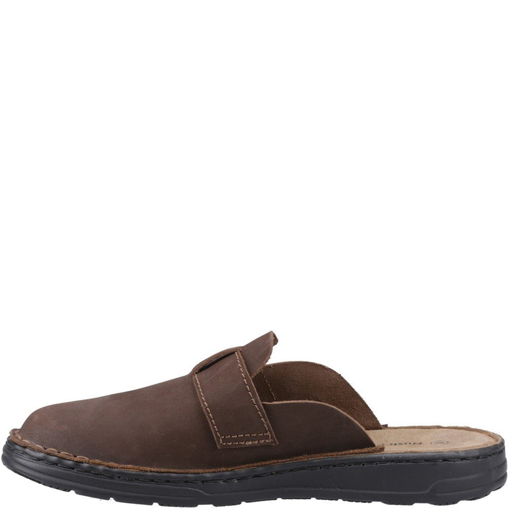 Sandal Mens Summer Brown Hush Puppies Edward Mule
