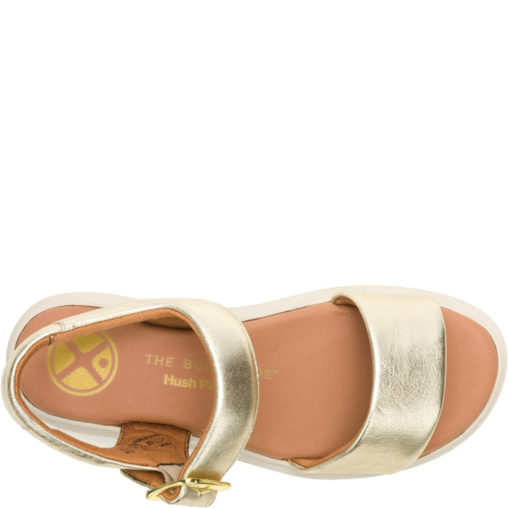 Sandal Ladies Summer Champagne Hush Puppies Uplift Quarter Strap