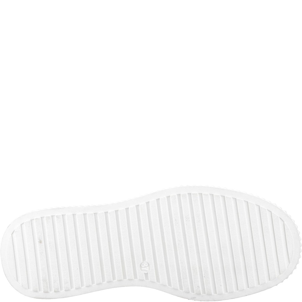 Ladies Sports Indigo Hush Puppies Harlow Suede Sneaker