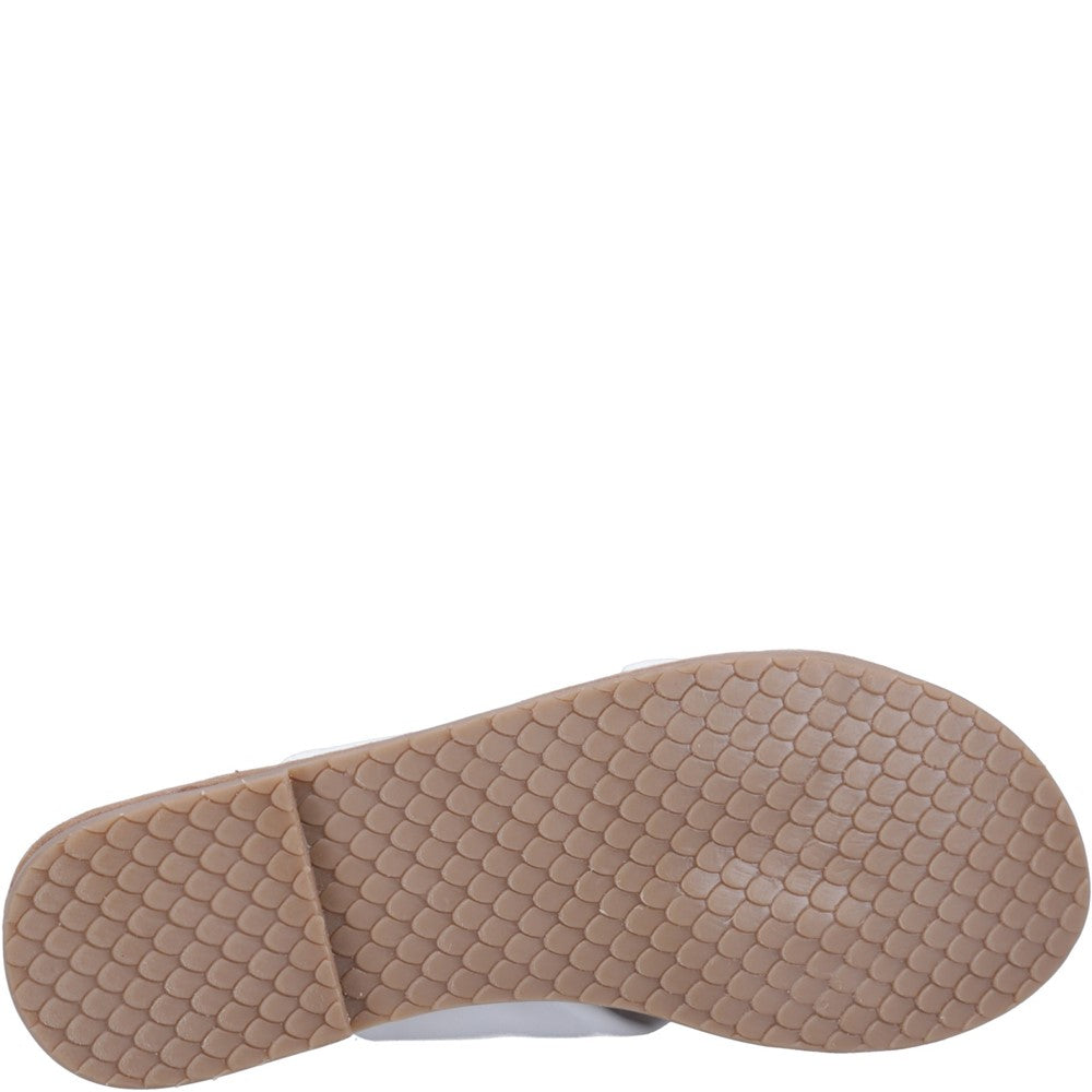 Sandal Ladies Summer White Hush Puppies Amy Wide Fit Sandal