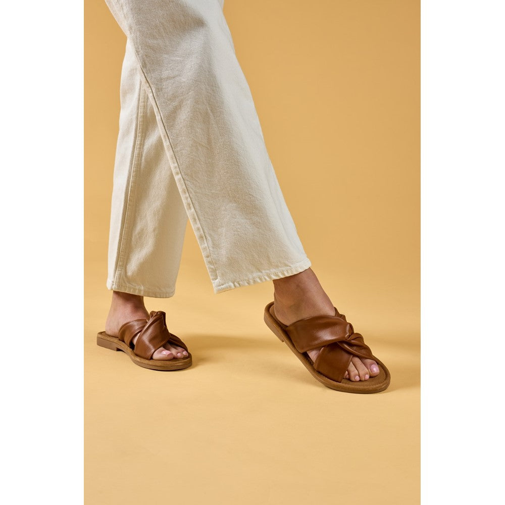 Sandal Ladies Summer Tan Hush Puppies Amy Wide Fit Sandal