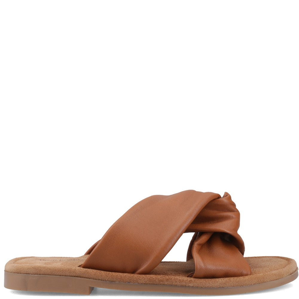 Sandal Ladies Summer Tan Hush Puppies Amy Wide Fit Sandal