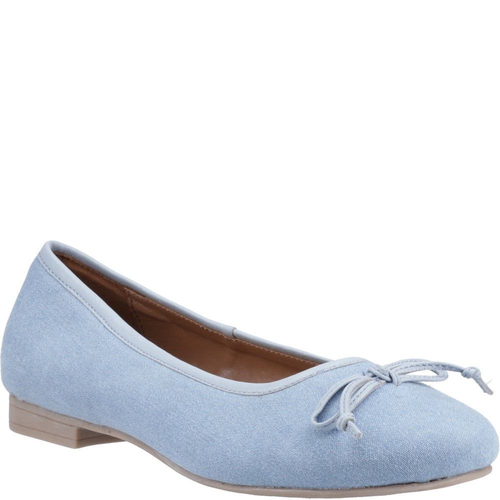 Ballerinas Denim Hush Puppies Naomi Textile Ballet