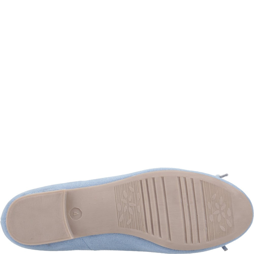 Ballerinas Denim Hush Puppies Naomi Textile Ballet