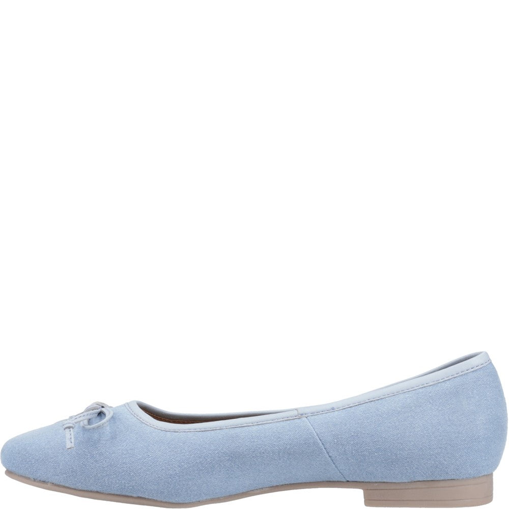 Ballerinas Denim Hush Puppies Naomi Textile Ballet