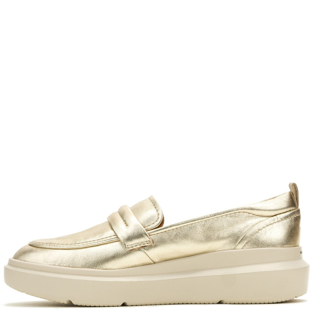 Slip On Ladies Shoes Champagne Hush Puppies Joy Penny Loafer