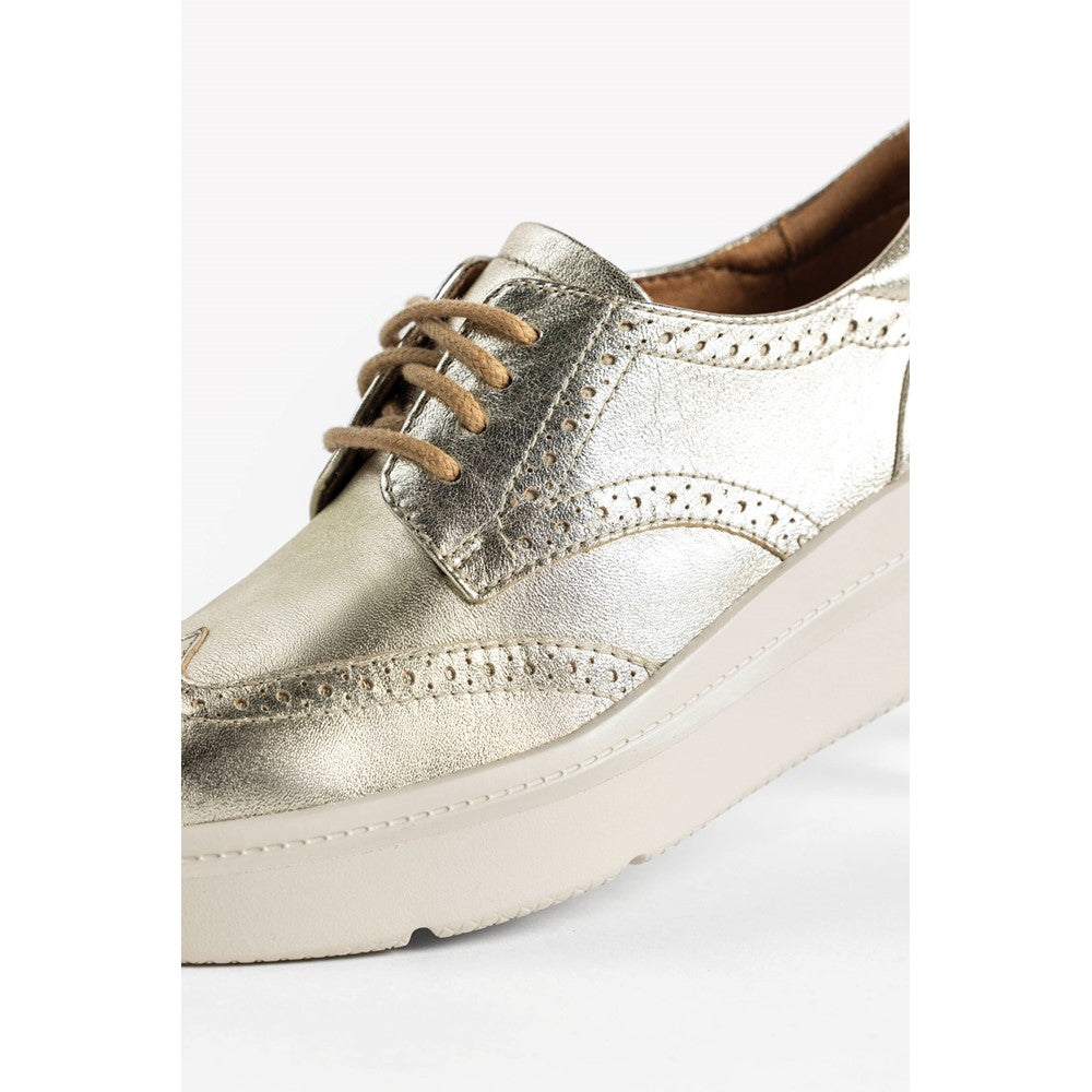 Slip On Ladies Shoes Champagne Hush Puppies Joy Penny Loafer