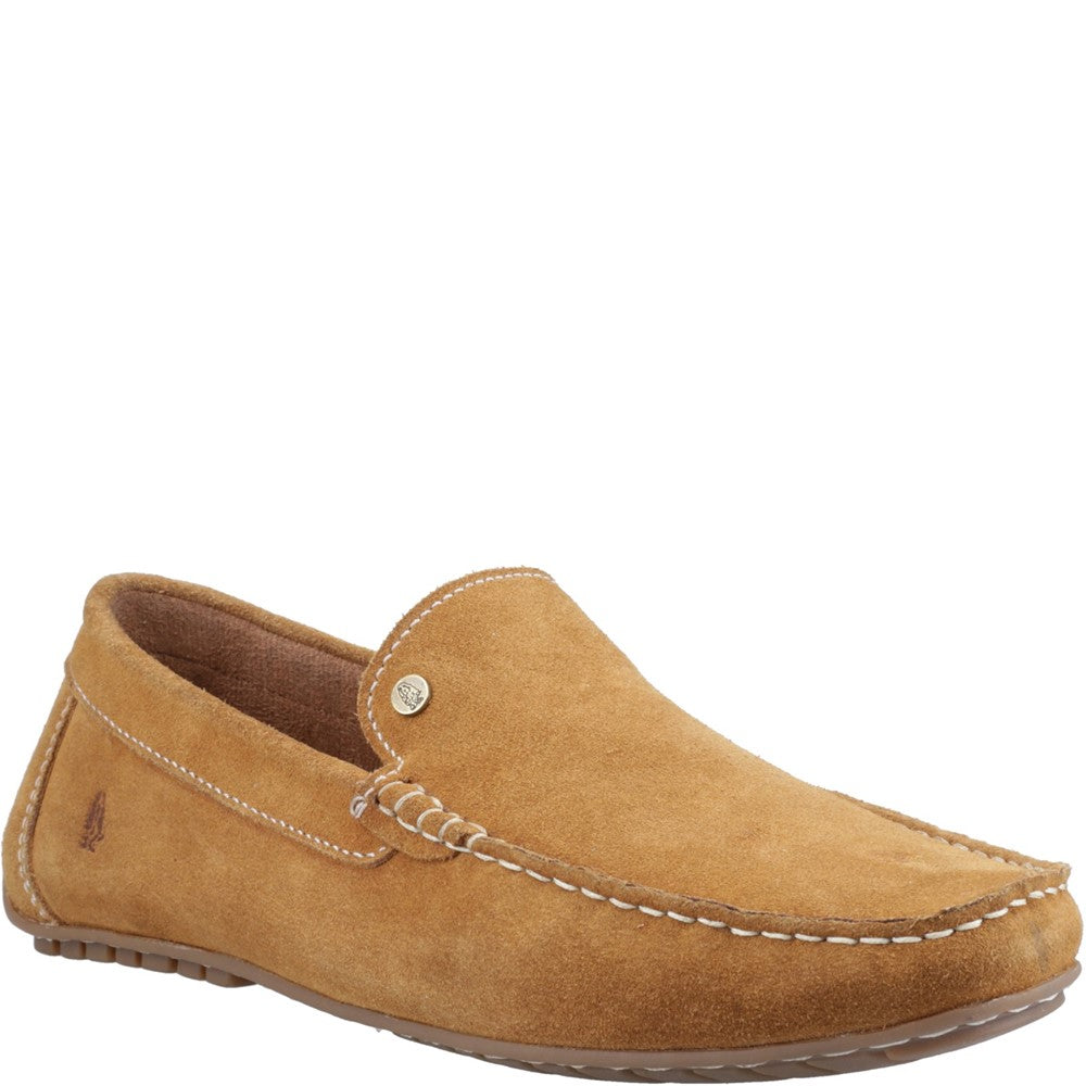 Slip On Mens Summer Tan Hush Puppies Ralph Suede Shoe