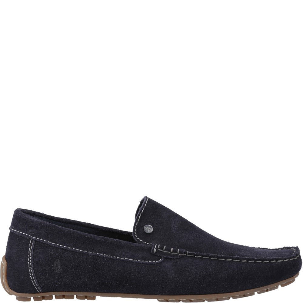Slip On Mens Summer Navy Hush Puppies Ralph Suede Shoe