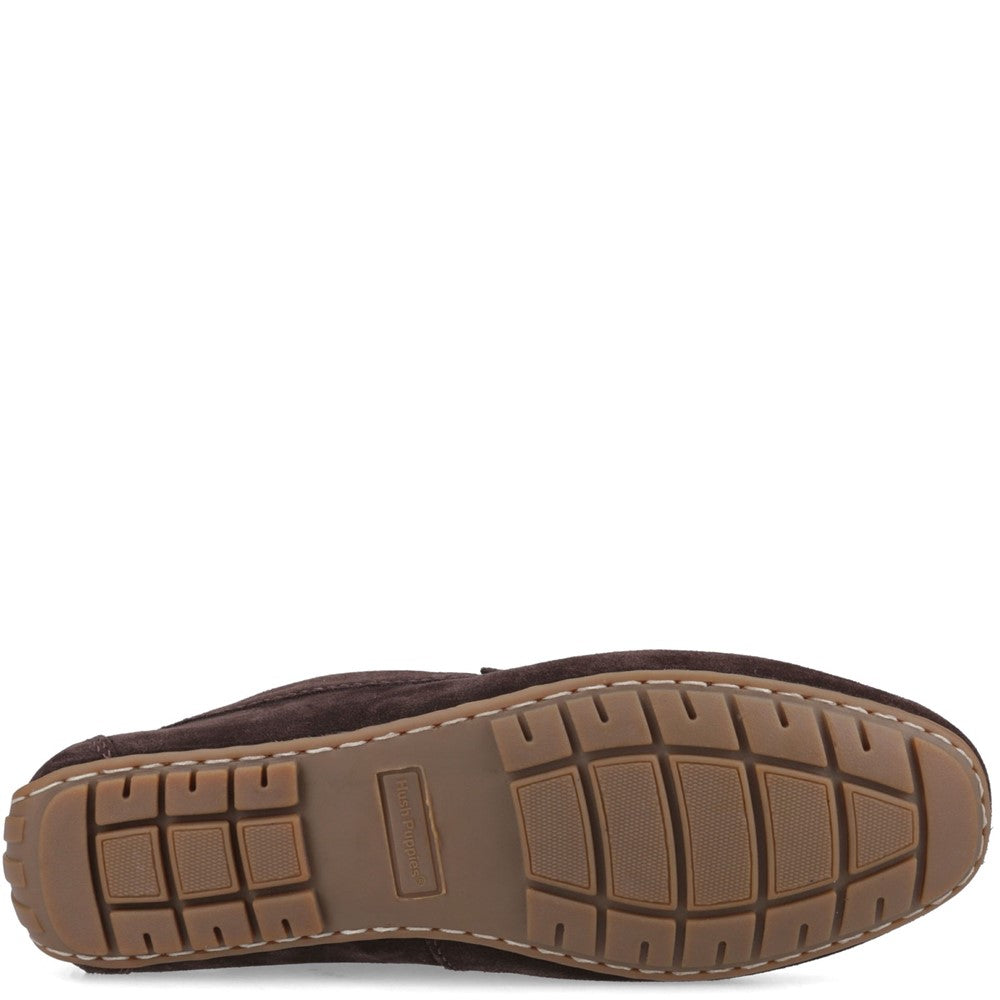Slip On Mens Summer Brown Hush Puppies Ralph Suede Shoe