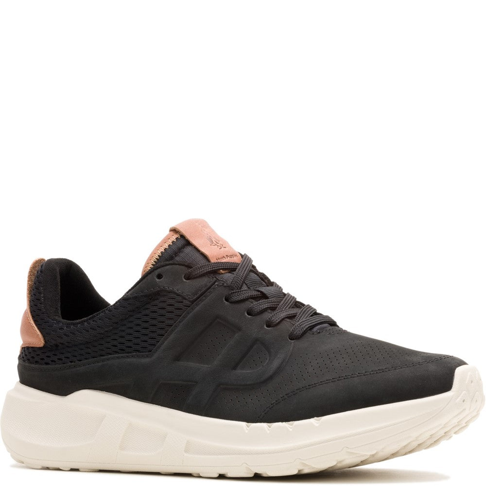 Mens Sports Black Hush Puppies Seventy8 Runner