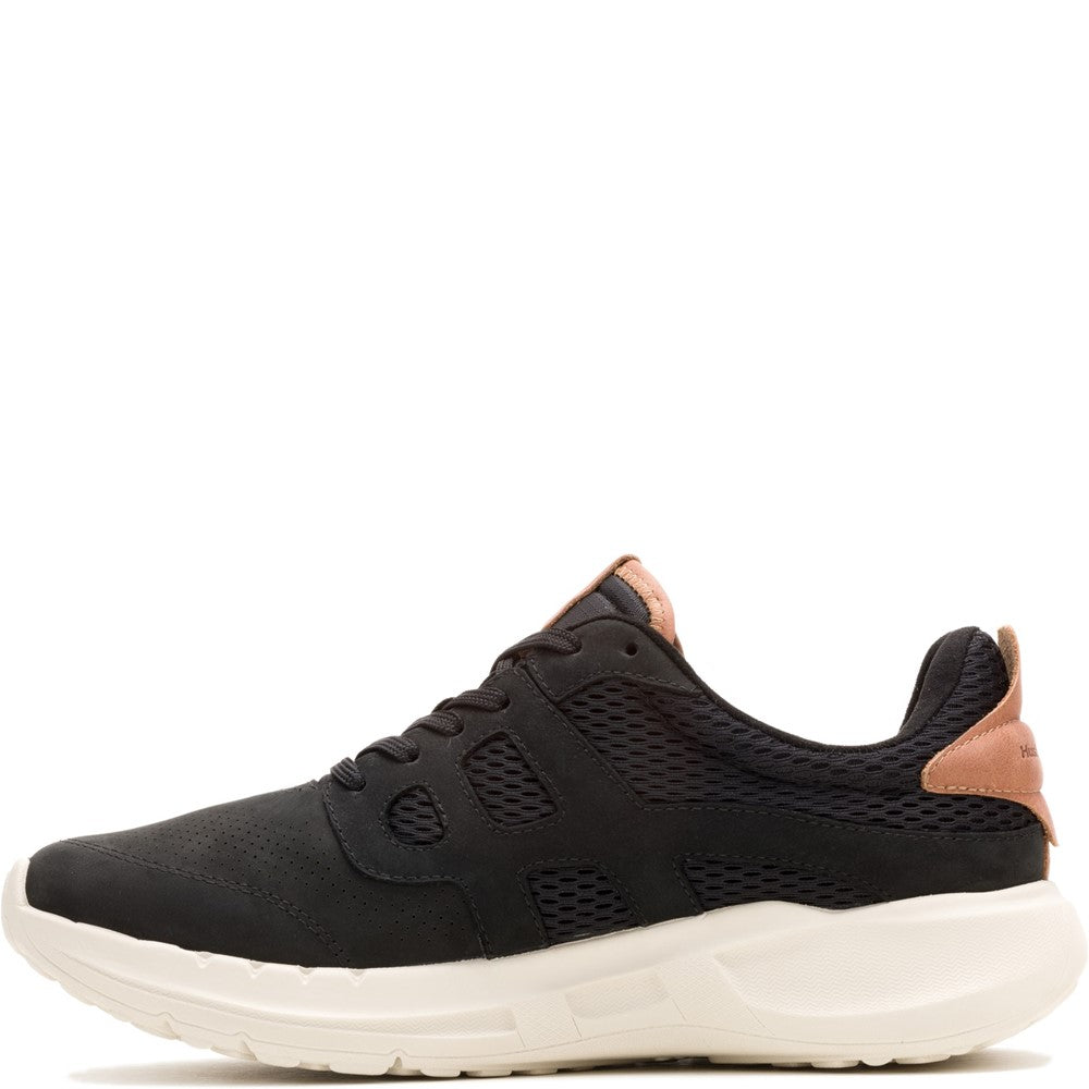 Mens Sports Black Hush Puppies Seventy8 Runner