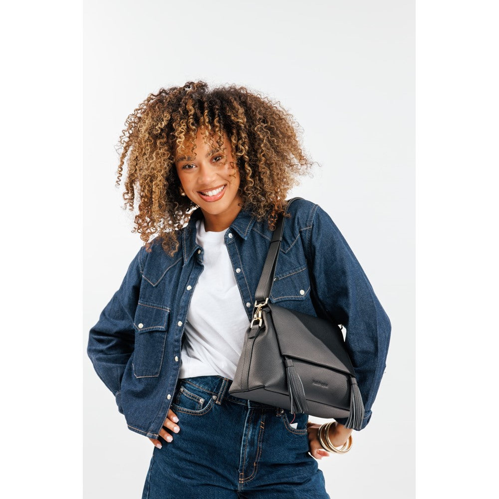 Hand Bags Black Hush Puppies Jessie Handbag