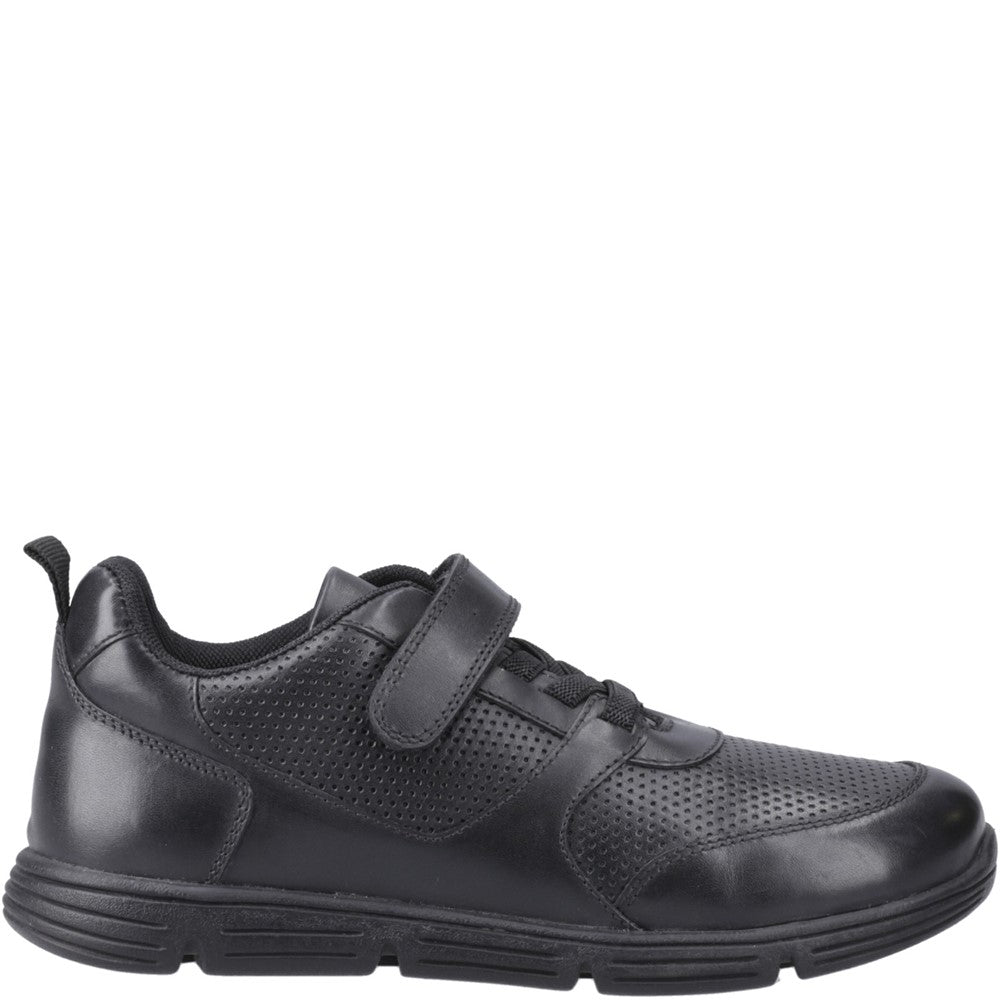 Boys BTS Black Hush Puppies Alfie Bungee Jnr
