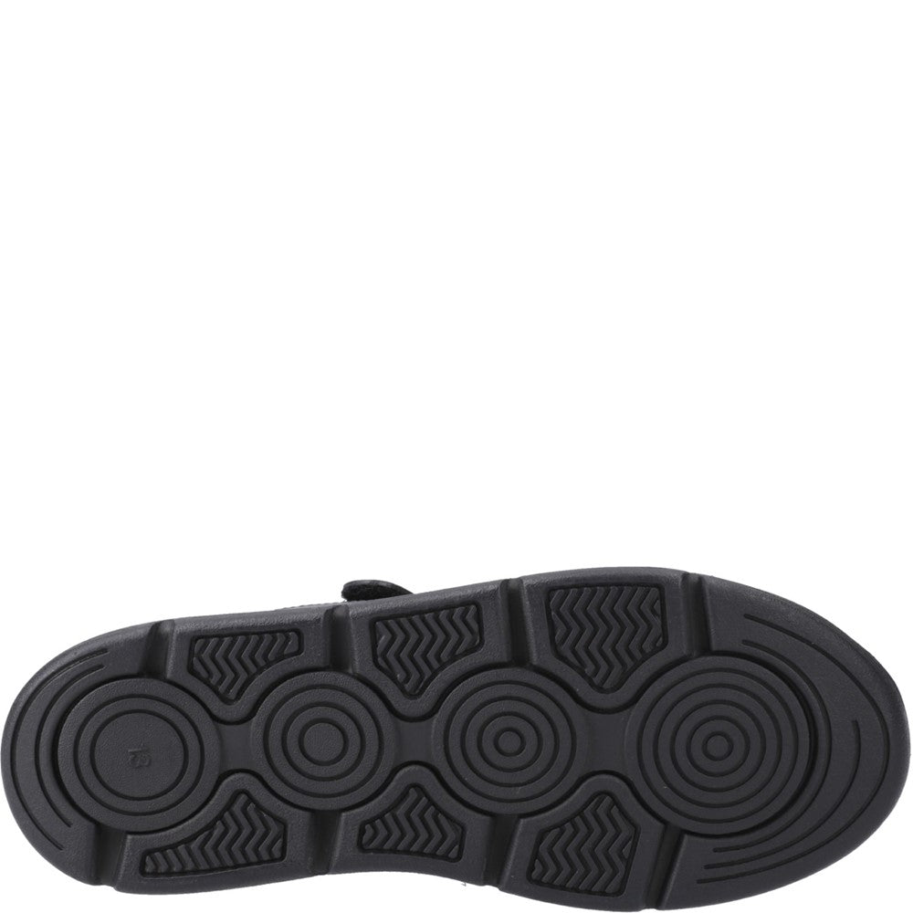 Boys BTS Black Hush Puppies Alfie Bungee Snr