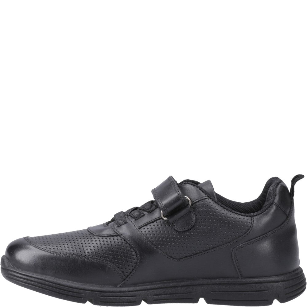 Boys BTS Black Hush Puppies Alfie Bungee Snr
