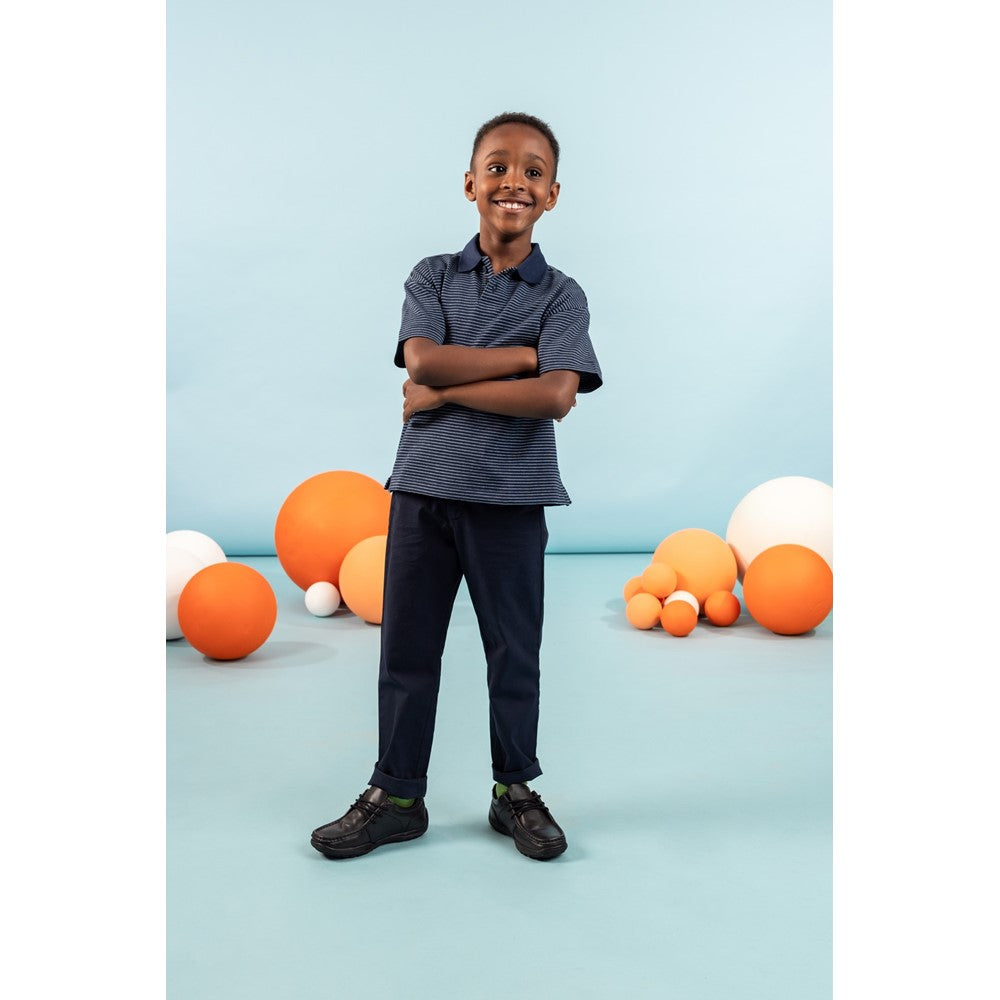 Boys BTS Black Hush Puppies Mackenzie Wallabee Jnr