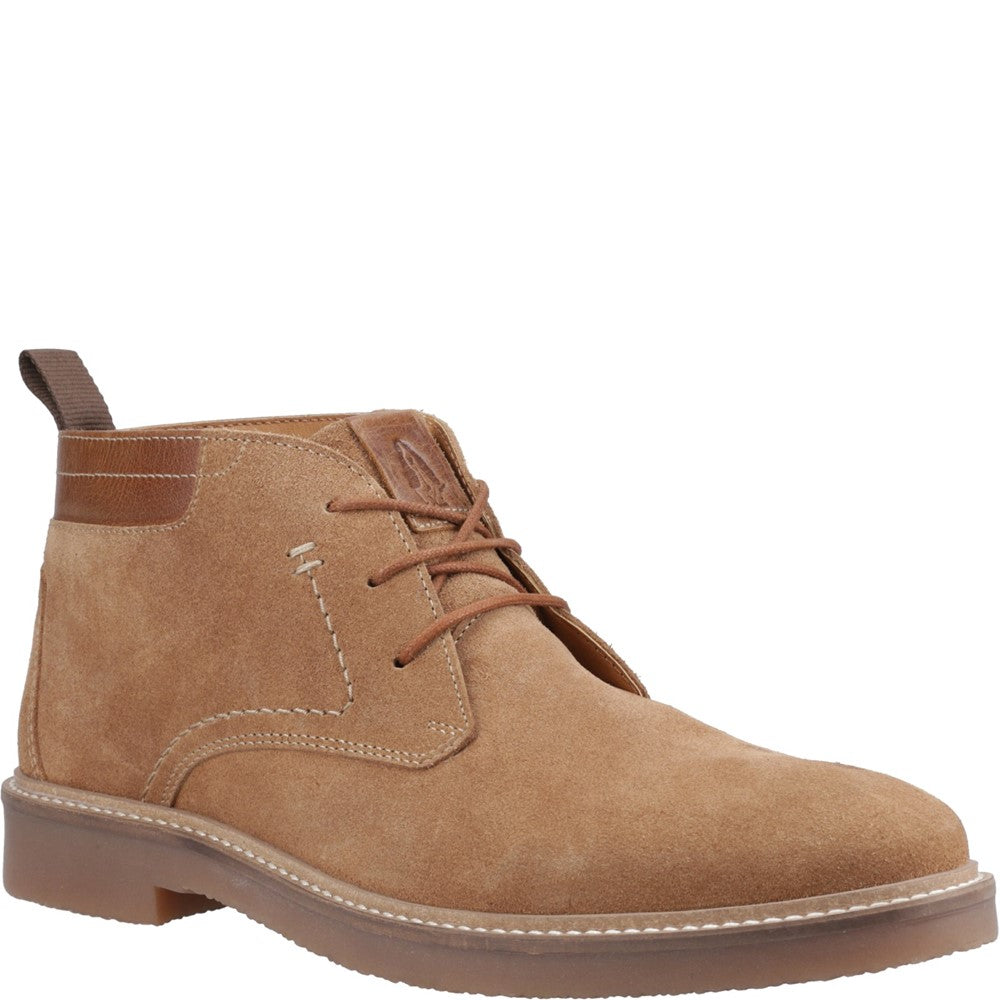Mens Boots Tan Hush Puppies Gideon Chukka Boot