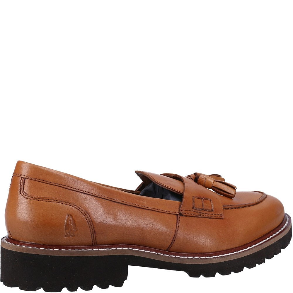 Slip On Ladies Shoes Tan Hush Puppies Ginny Loafer