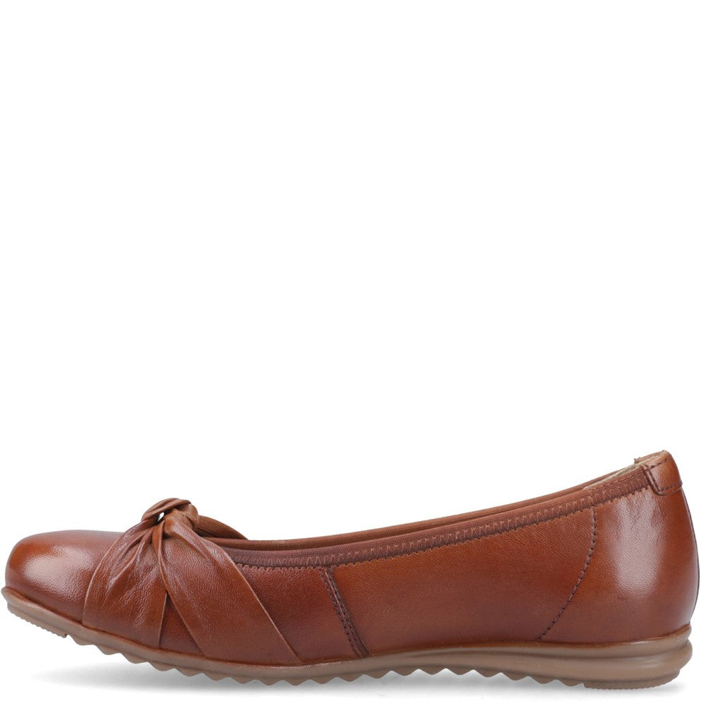 Ballerinas Tan Hush Puppies Lilith Knot Ballerina