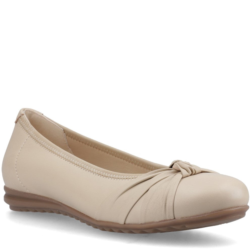 Ballerinas Cream Hush Puppies Lilith Knot Ballerina