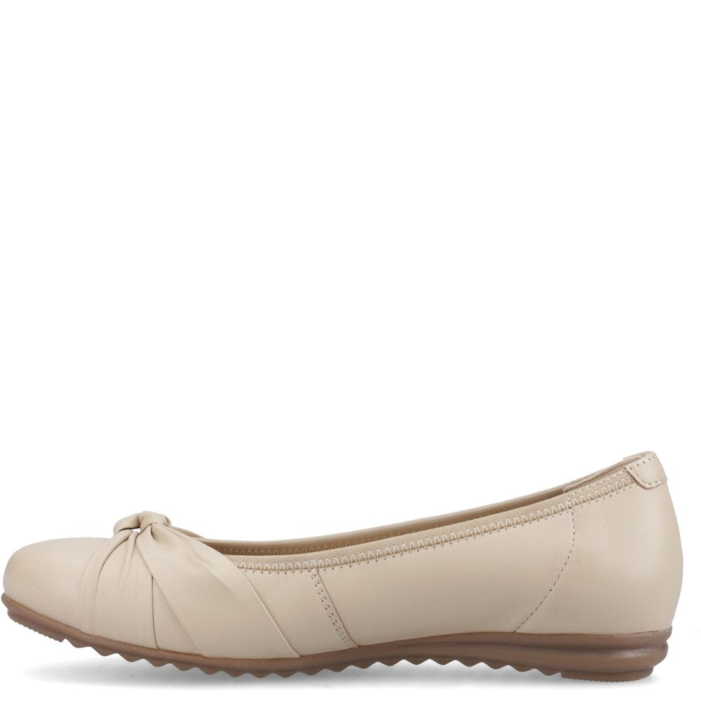 Ballerinas Cream Hush Puppies Lilith Knot Ballerina