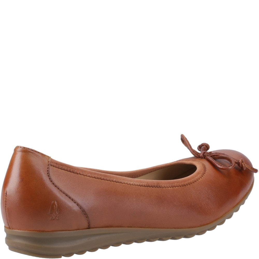 Ballerinas Tan Hush Puppies Lucille Bow Ballerina