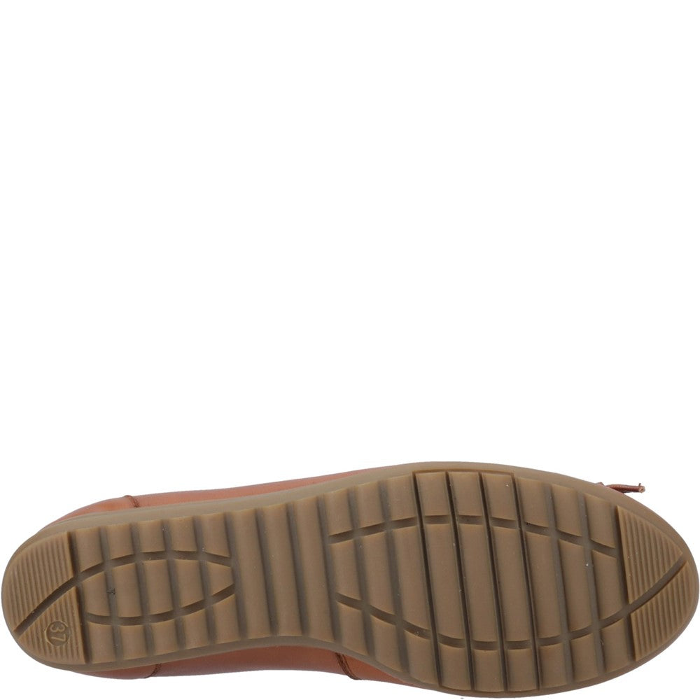 Ballerinas Tan Hush Puppies Lucille Bow Ballerina
