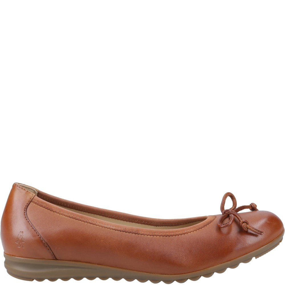 Ballerinas Tan Hush Puppies Lucille Bow Ballerina
