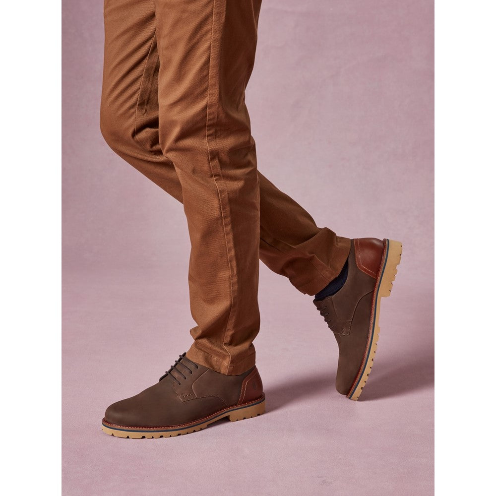 Lace Mens Summer Brown Hush Puppies Marcus Lace Shoe