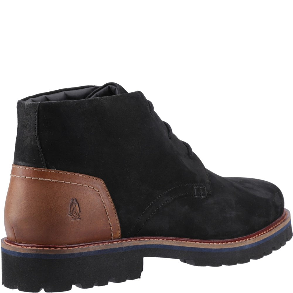 Mens Boots Black Hush Puppies Moore Chukka Boot