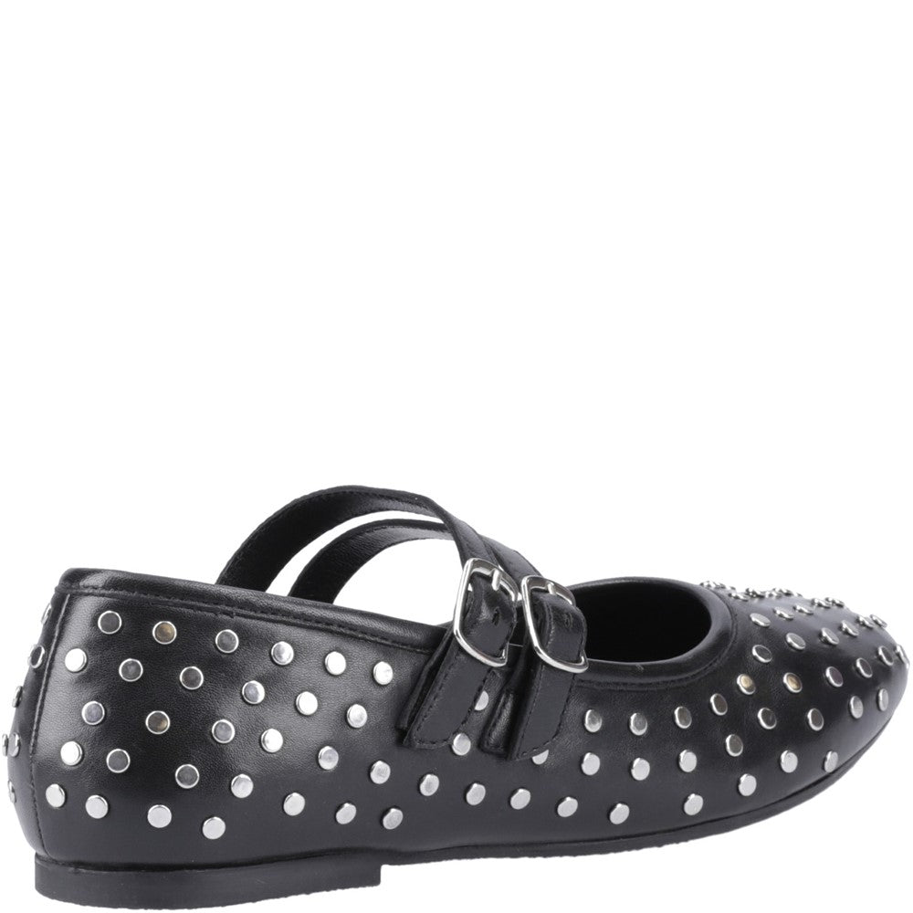 Ballerinas Black Hush Puppies Nixie Mary Jane Stud