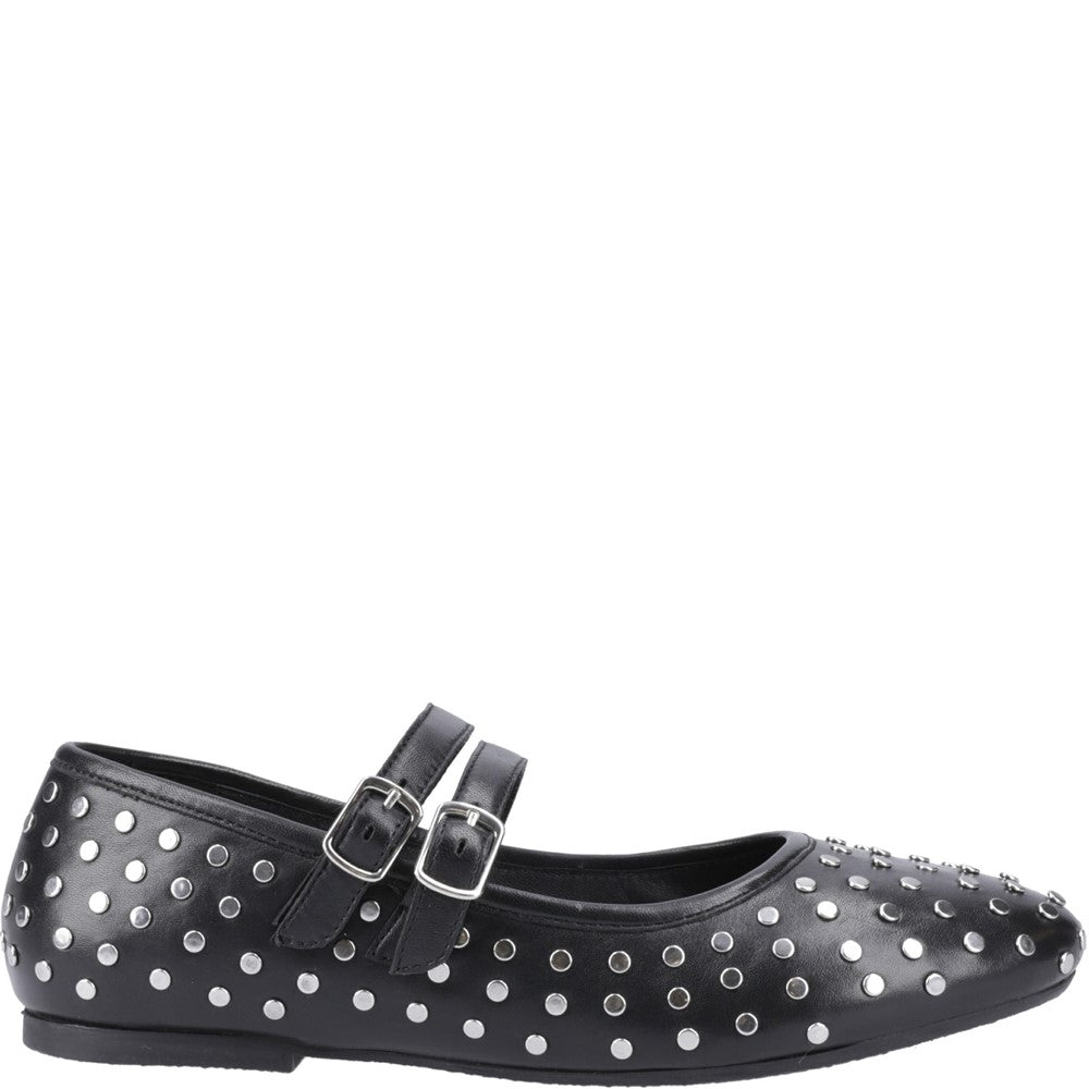 Ballerinas Black Hush Puppies Nixie Mary Jane Stud