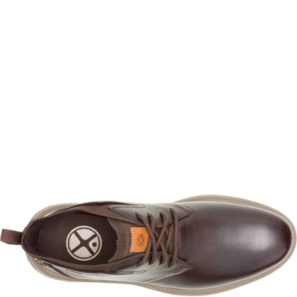 Mens Boots Brown Hush Puppies Excel Chukka Boot