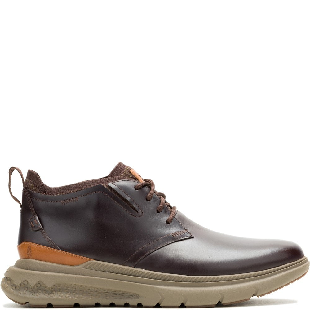Mens Boots Brown Hush Puppies Excel Chukka Boot