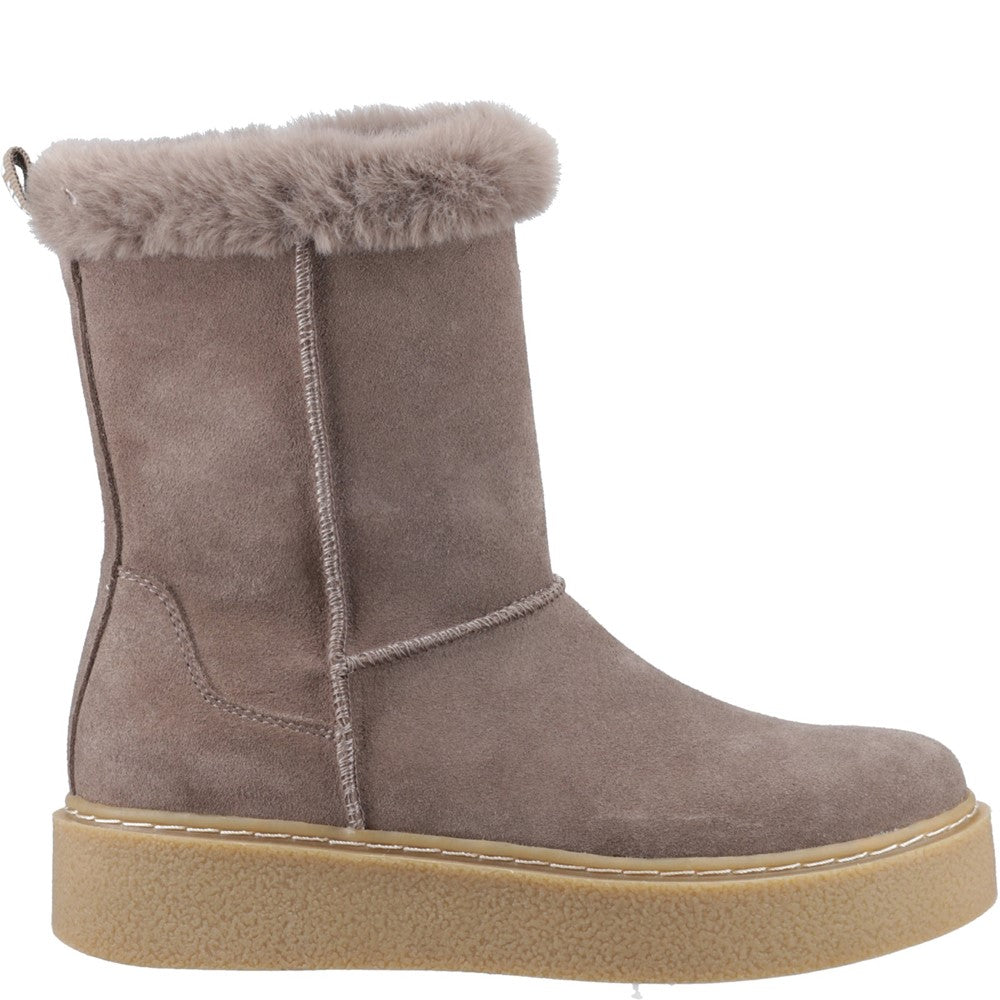Ladies Mid Boot Taupe Hush Puppies Becca Mid Boot