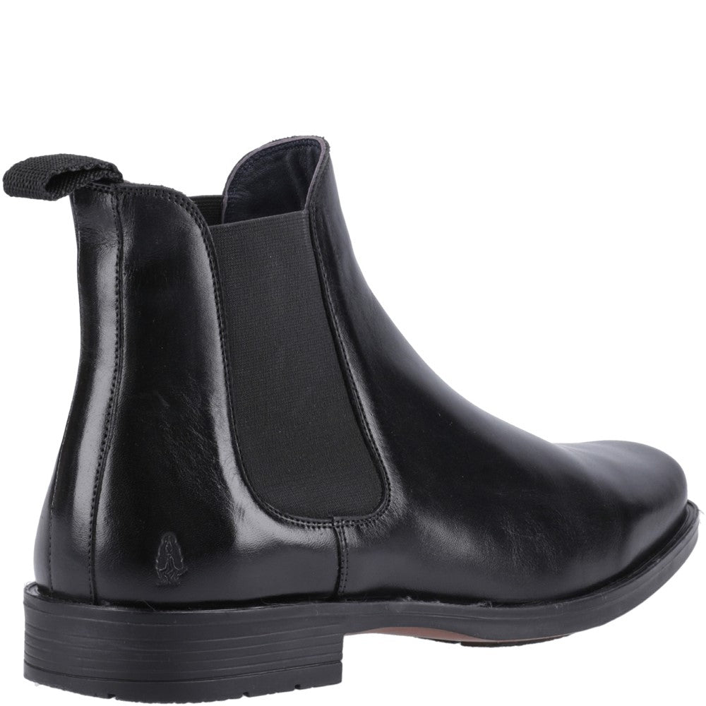 Mens Formal Boots Black Hush Puppies Brennan Chelsea Boot