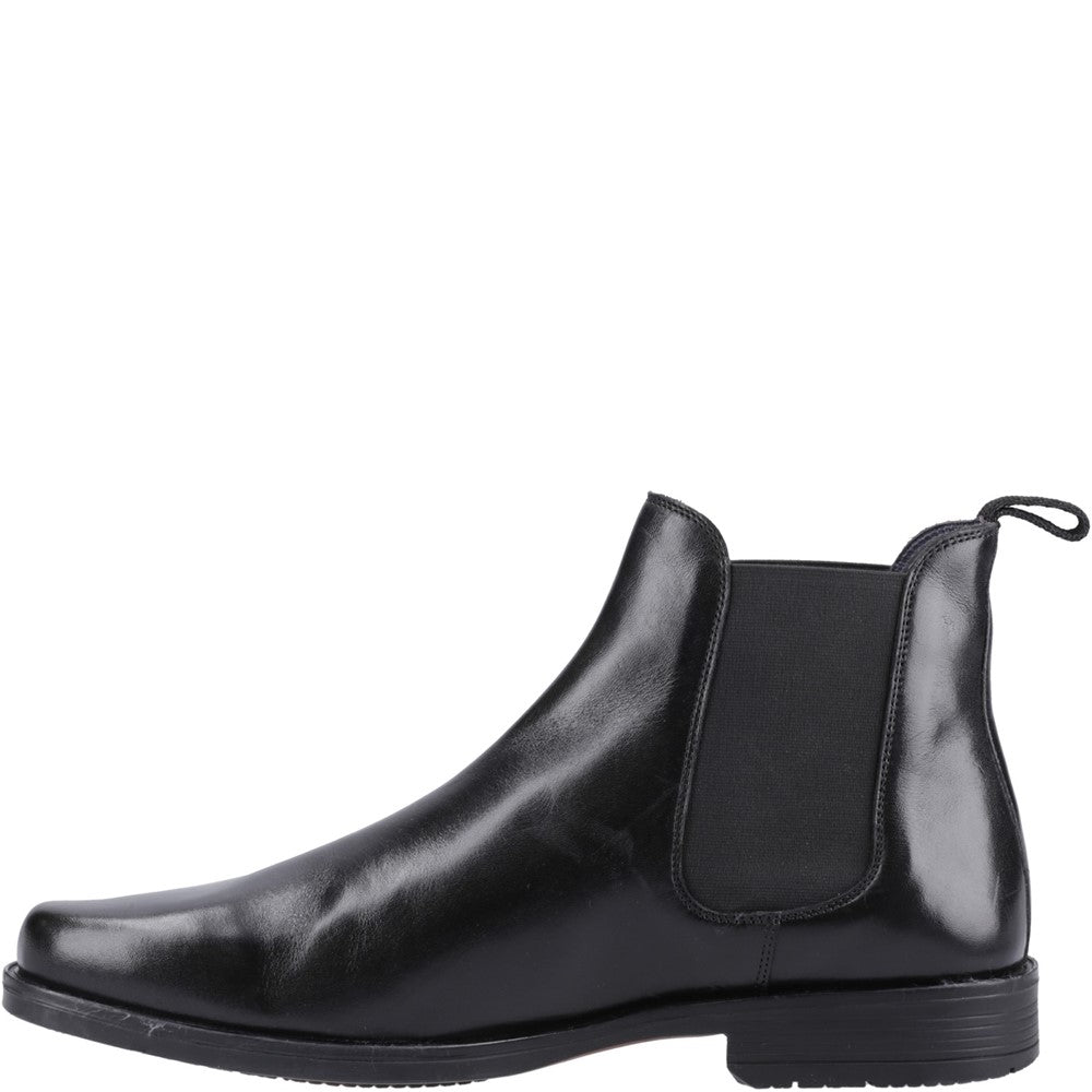 Mens Formal Boots Black Hush Puppies Brennan Chelsea Boot