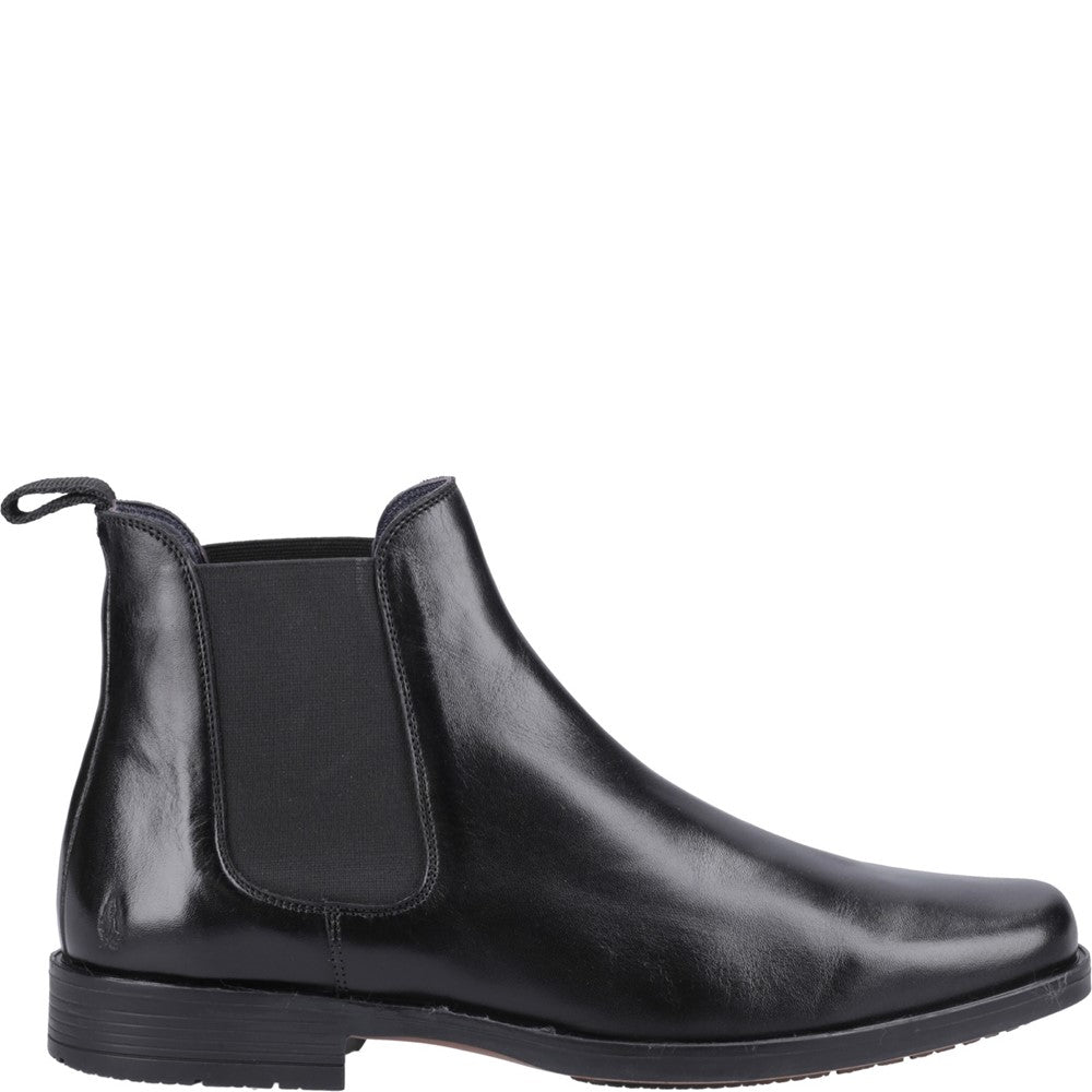 Mens Formal Boots Black Hush Puppies Brennan Chelsea Boot