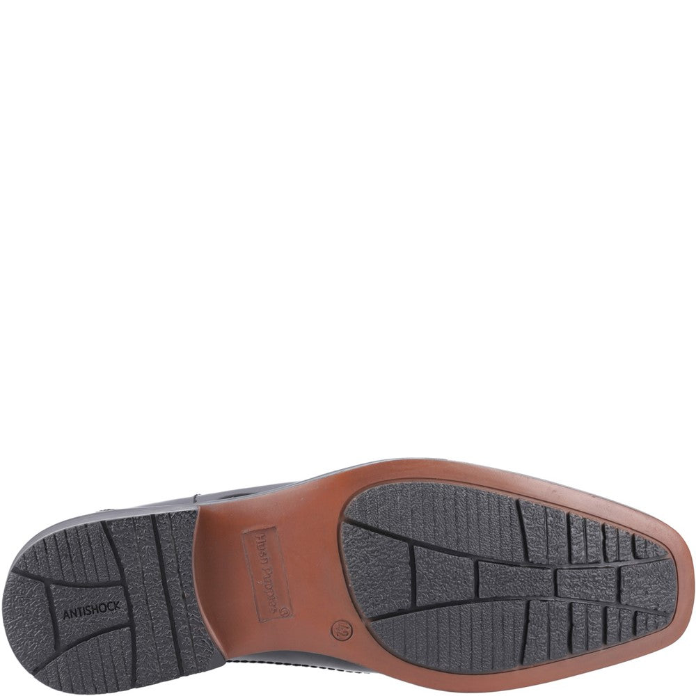Mens Formal Slip On Shoes Black Hush Puppies Brody Slip On Patent