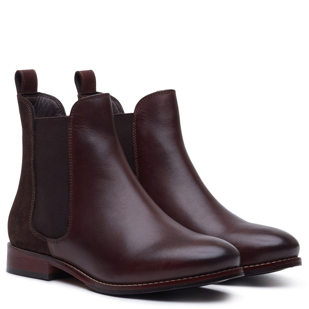 Ladies Ankle Boots Chocolate Hush Puppies Colette Boot