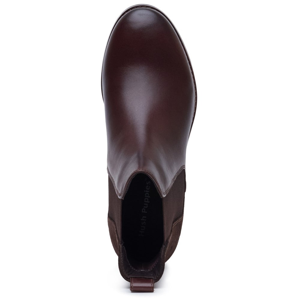 Ladies Ankle Boots Chocolate Hush Puppies Colette Boot