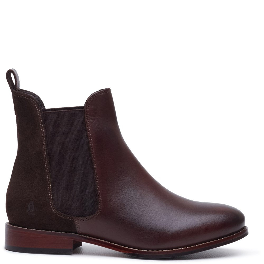 Ladies Ankle Boots Chocolate Hush Puppies Colette Boot