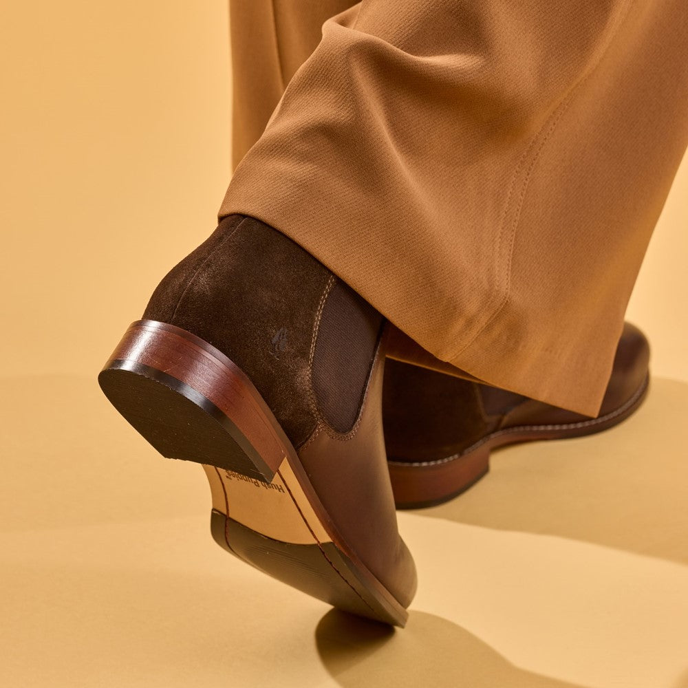 Ladies Ankle Boots Chocolate Hush Puppies Colette Boot