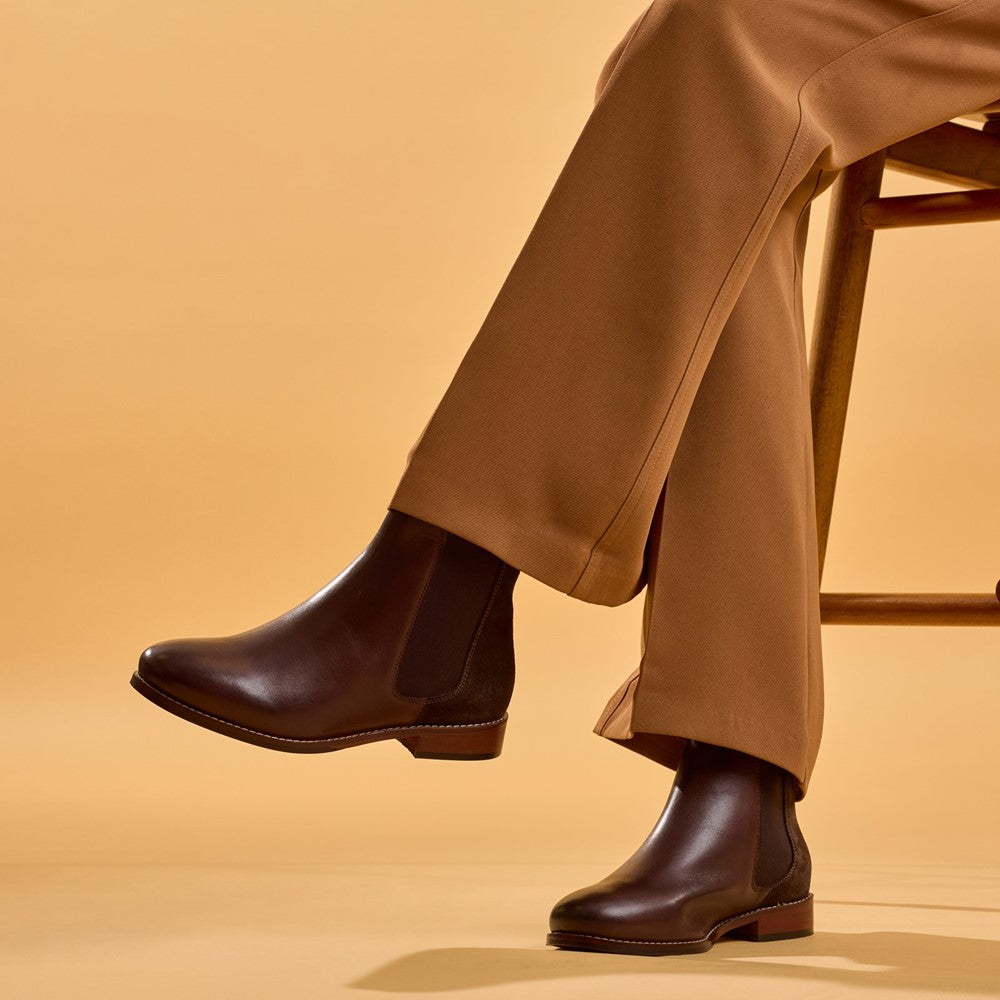 Ladies Ankle Boots Chocolate Hush Puppies Colette Boot