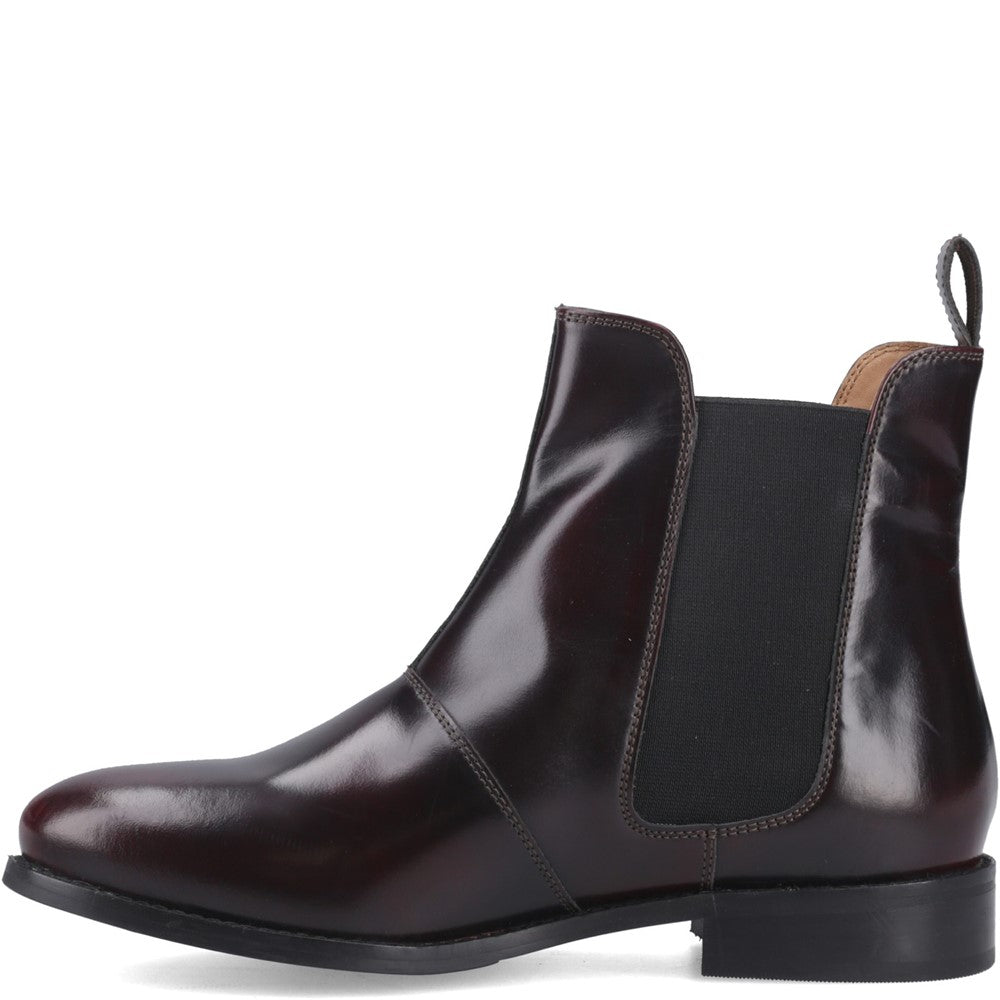 Ladies Ankle Boots Bordo  Hi-Shine Hush Puppies Colette Boot