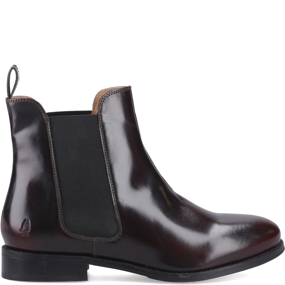 Ladies Ankle Boots Bordo  Hi-Shine Hush Puppies Colette Boot