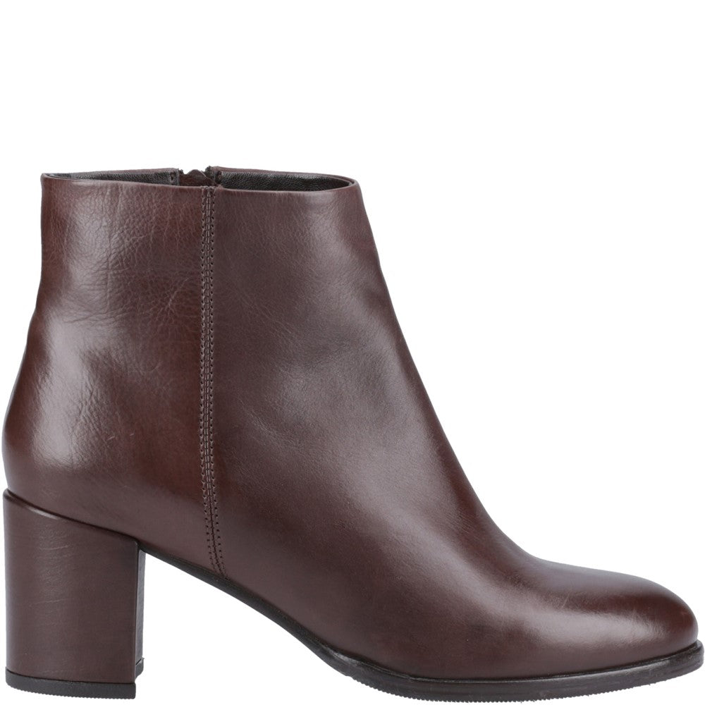 Ladies Ankle Boots Brown Hush Puppies Claridy Boot