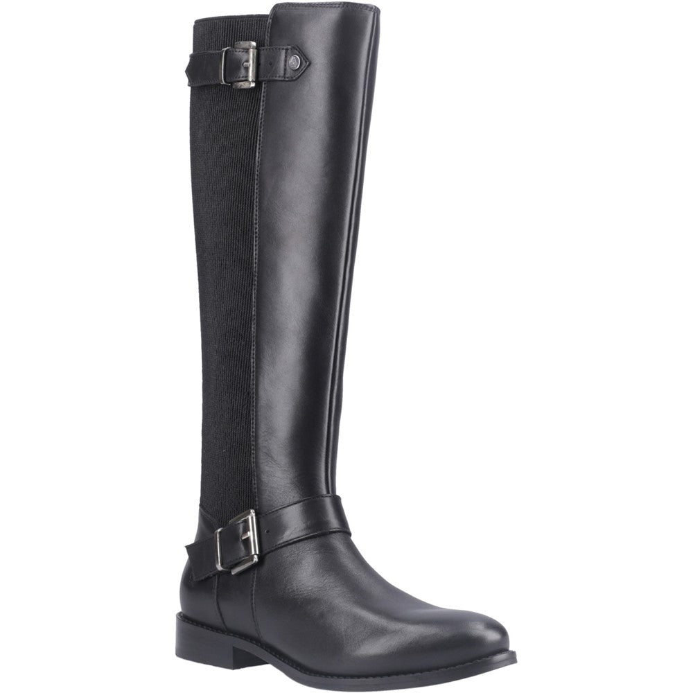 Ladies Long Boots Black Hush Puppies Daphne Long Boot