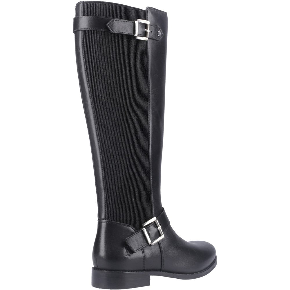 Ladies Long Boots Black Hush Puppies Daphne Long Boot